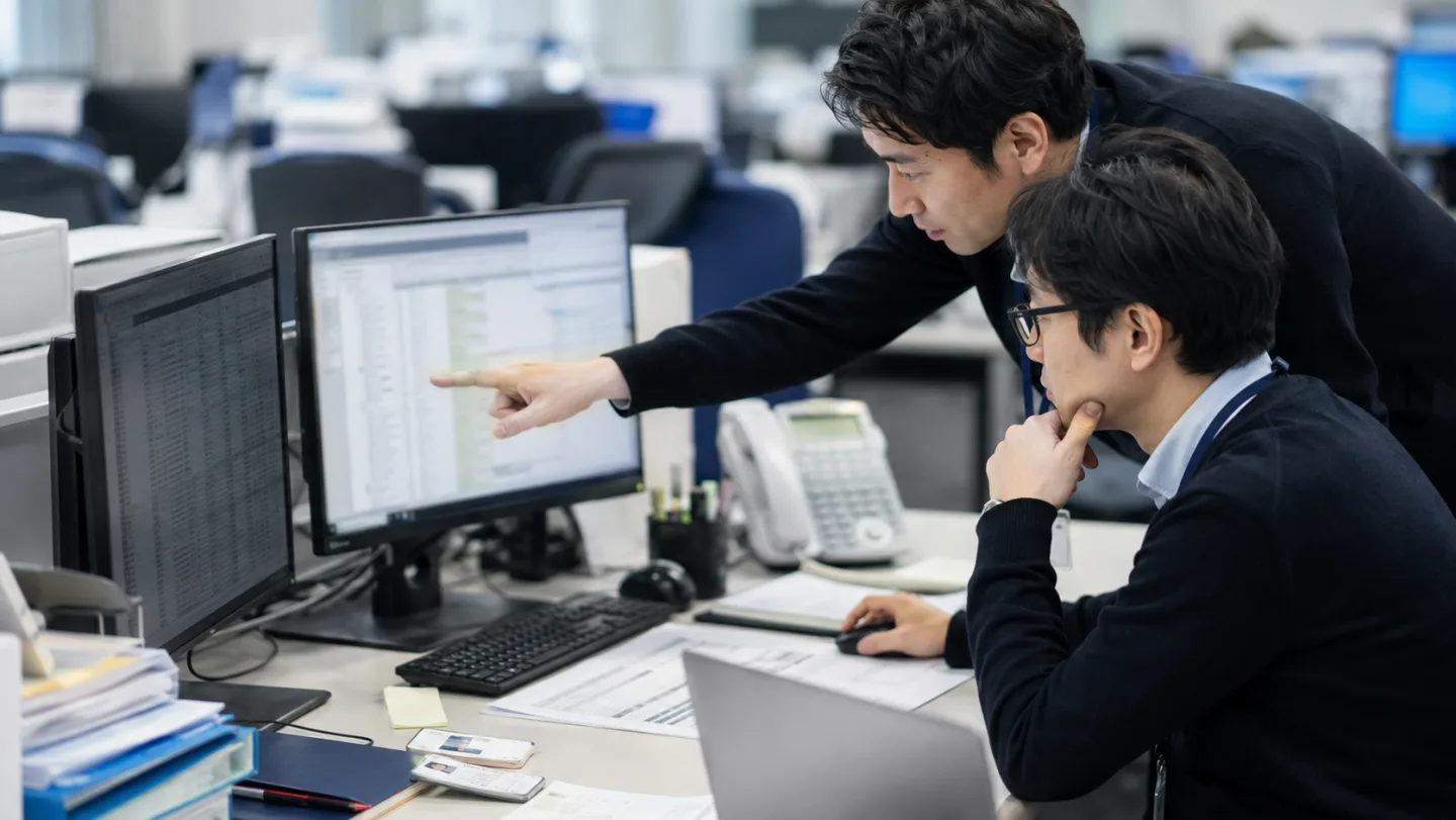 部署・レイヤー単位の権限設定で起きている業務課題のイメージ
